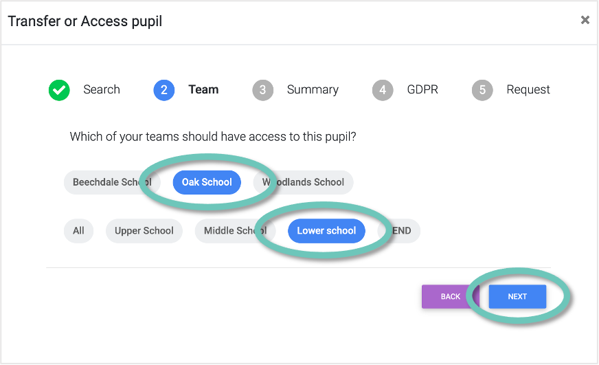 Access pupil 5