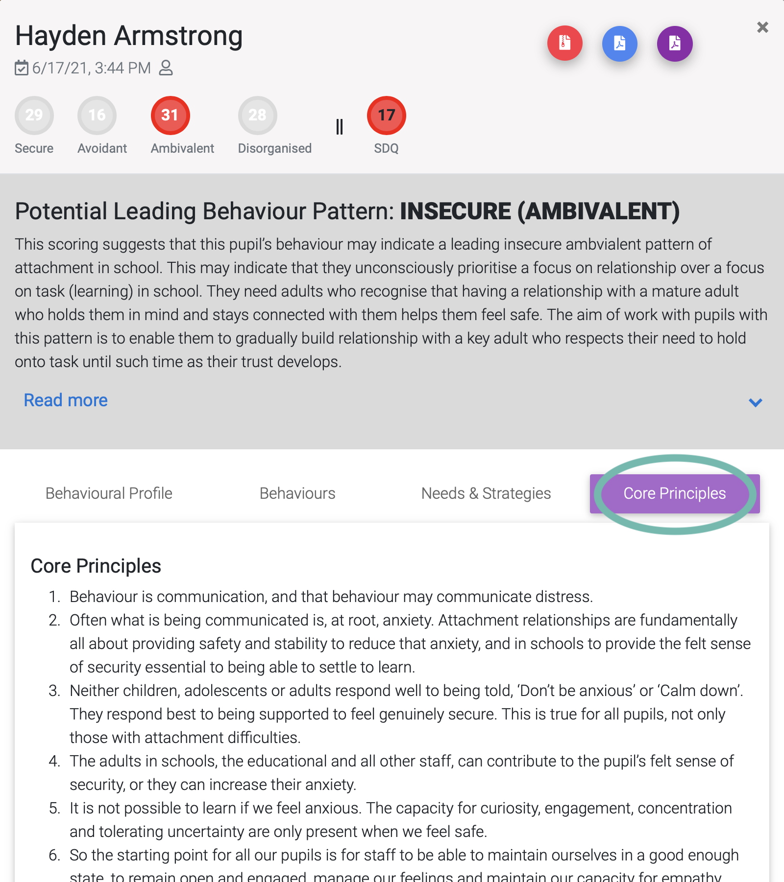 Core principles 1