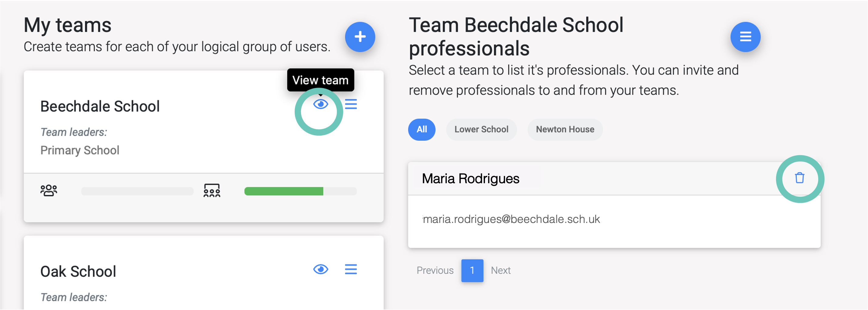 Delete professional