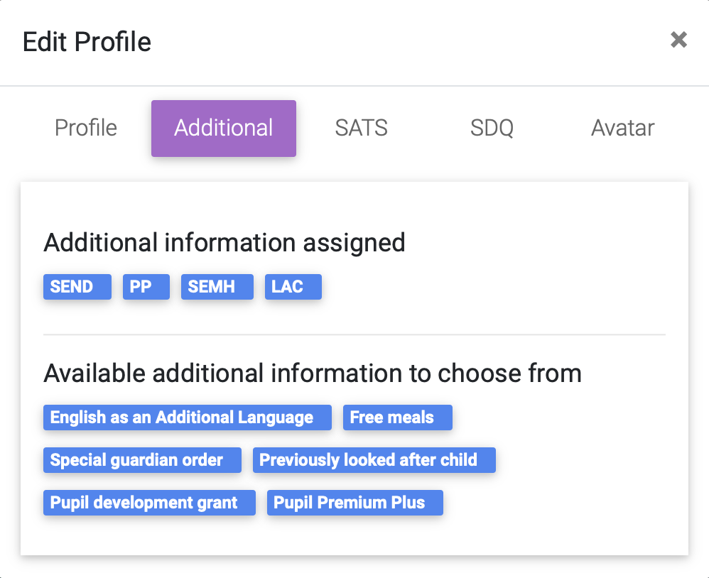 Edit profile additional 1